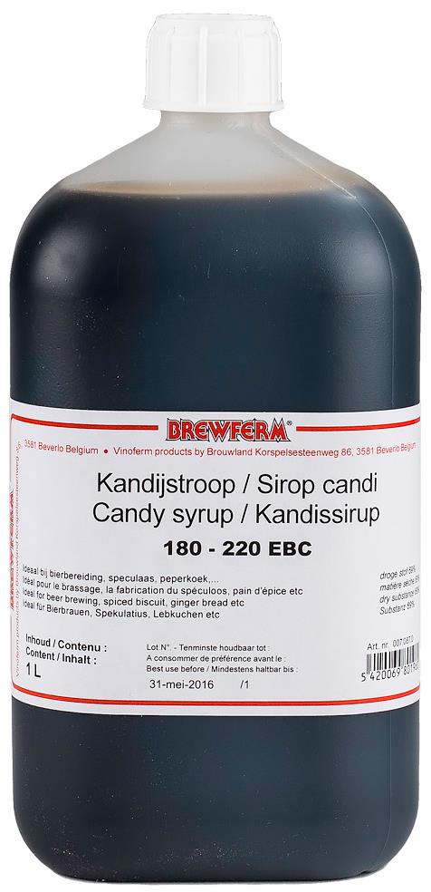 Kandi sirup mørk 1 liter (1,35 kg)