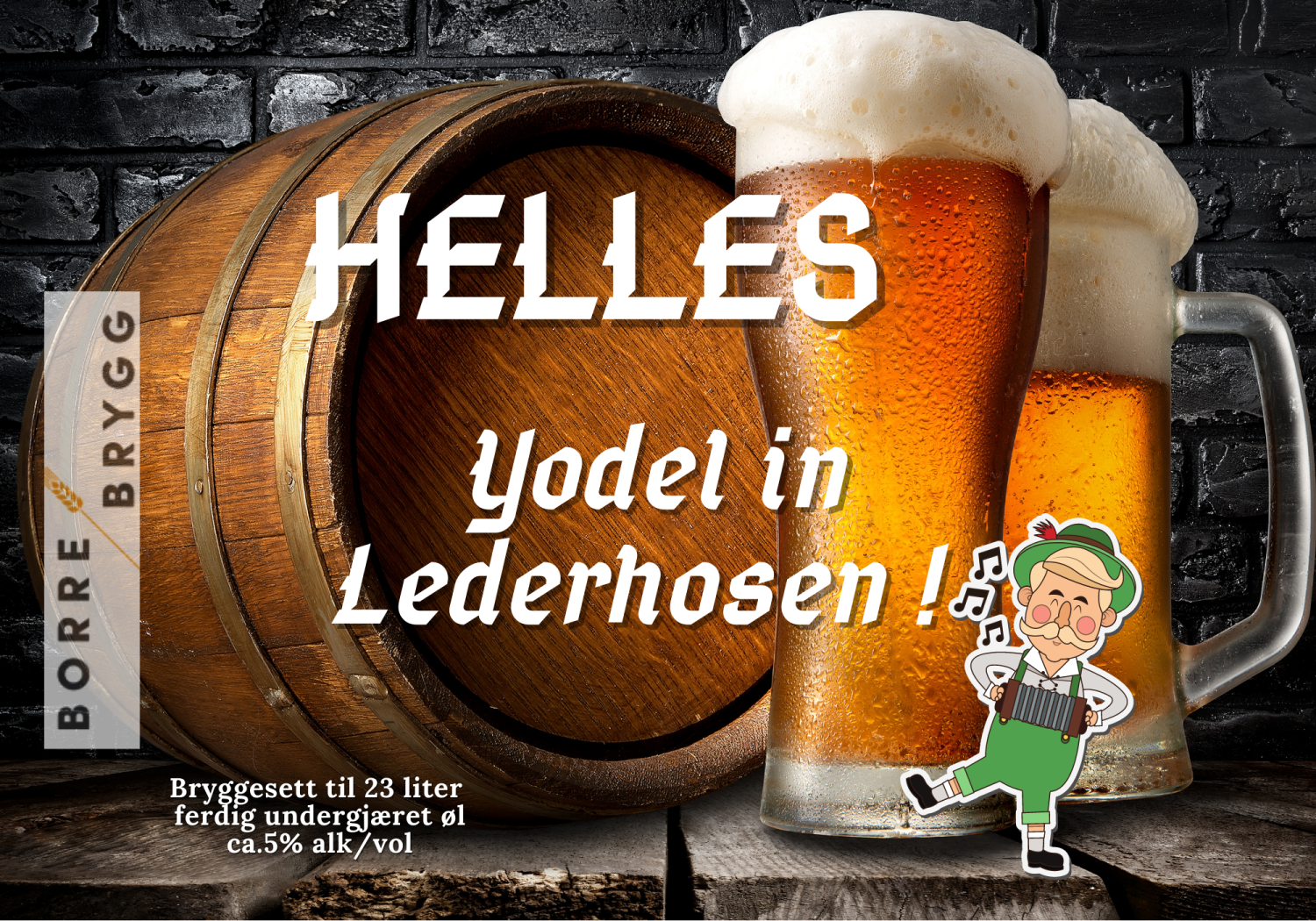 Ølsett 25L Yodel in Lederhosen Helles