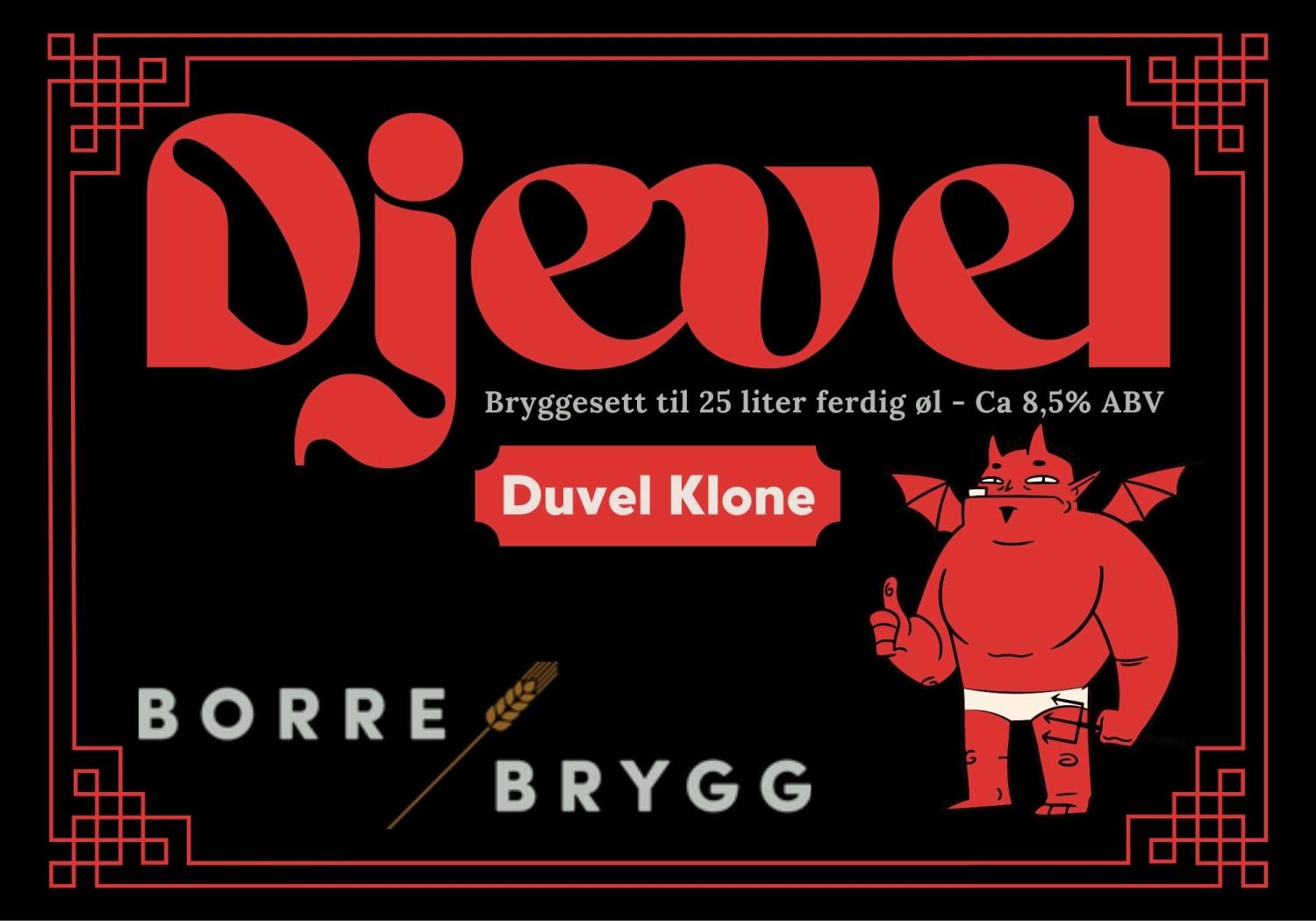 Ølsett Duvel klone 25 L