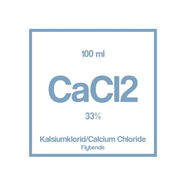 Kalsiumklorid CaCI2 33% E509 100 ml