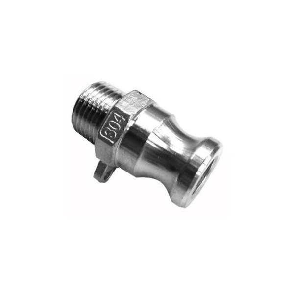 Cam Lock type F male x 1/2" male