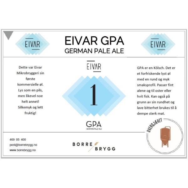 Ølsett 25l Eivar GPA - Bilde 2