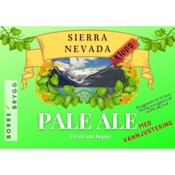 Ølsett 25L Sierra Nevada Pale Ale Klone