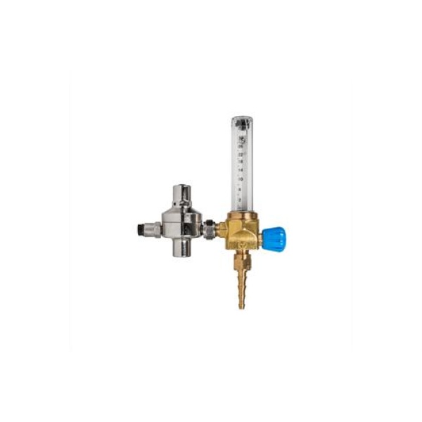 Regulator til oksygenflaske m/flowmeter