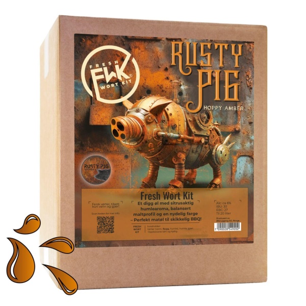 Rusty Pig Hoppy Amber Fresh Wort Kit