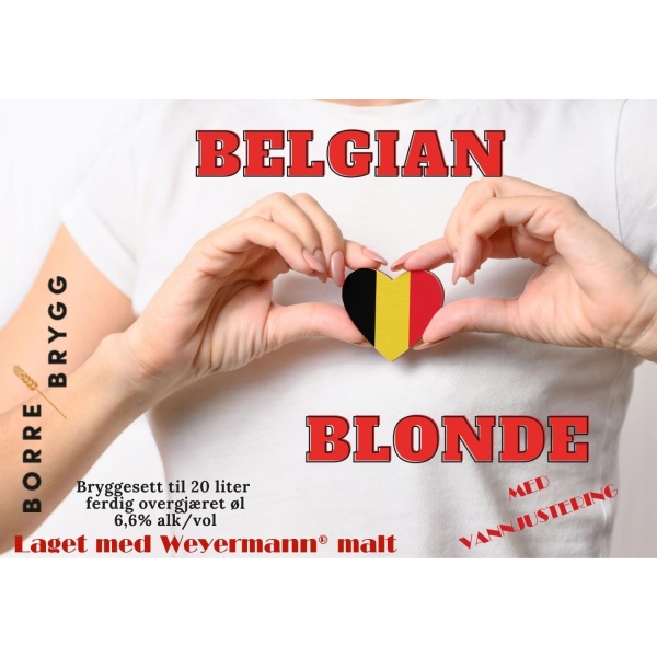 Belgian Blonde ølsett 20L