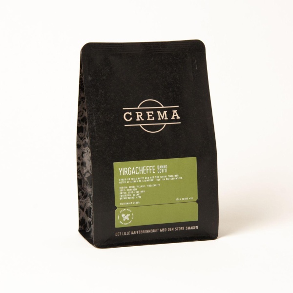 Yirgacheffe Etiopia Grade 2 – Hele bønner 250g