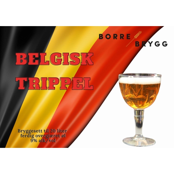 Belgisk Trippel ølsett 20L