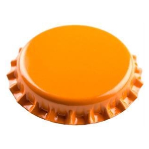 Kronkork oransje 26mm 100 stk
